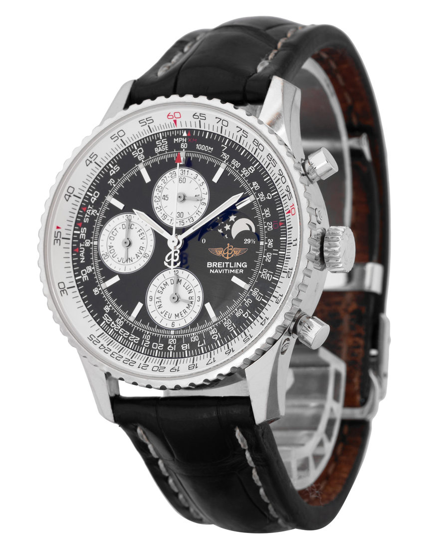 Breitling Navitimer Annual Calendar J19340 - 44 mm Leather side