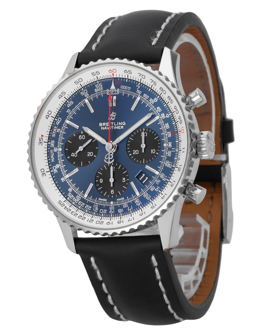 Breitling Navitimer 1 B01 Chronograph 43 AB0121211C1P1 - 43 mm Leather side