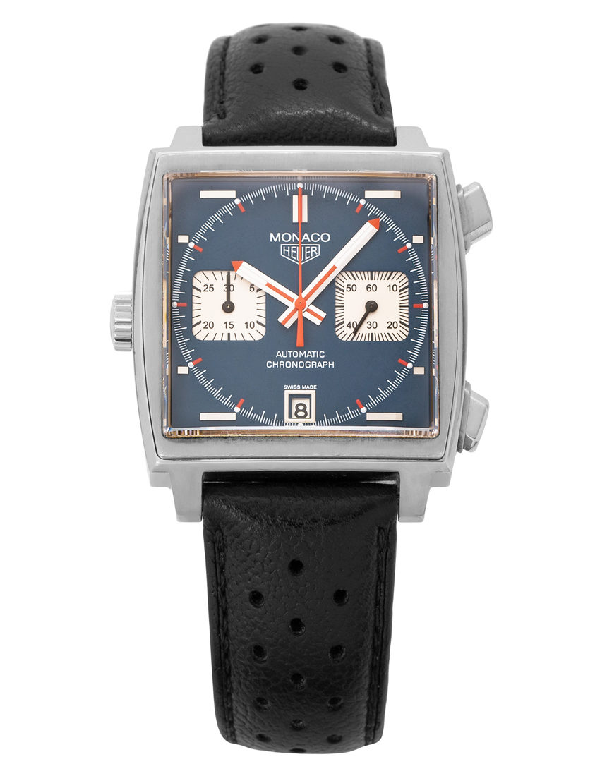 TAG Heuer Monaco CAW211A.EB0026 - 38 mm Leather back