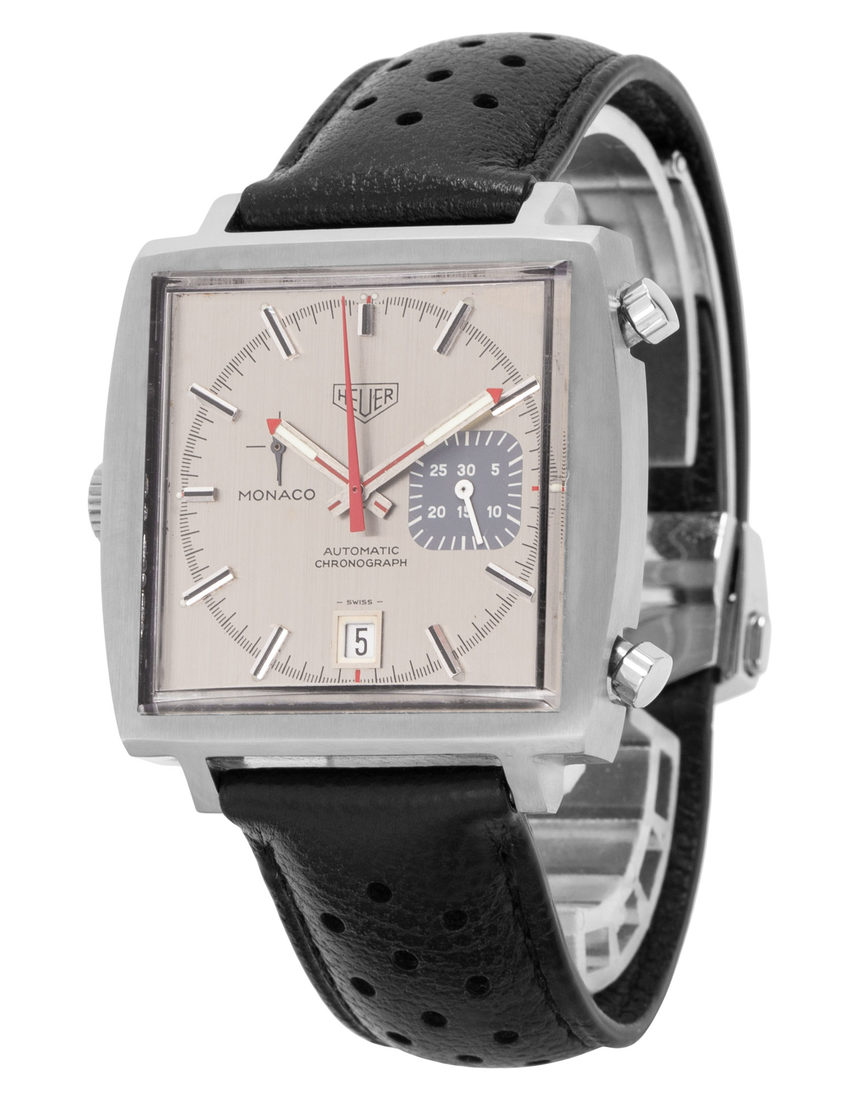 Heuer Monaco 1533S - 40 mm Steel side