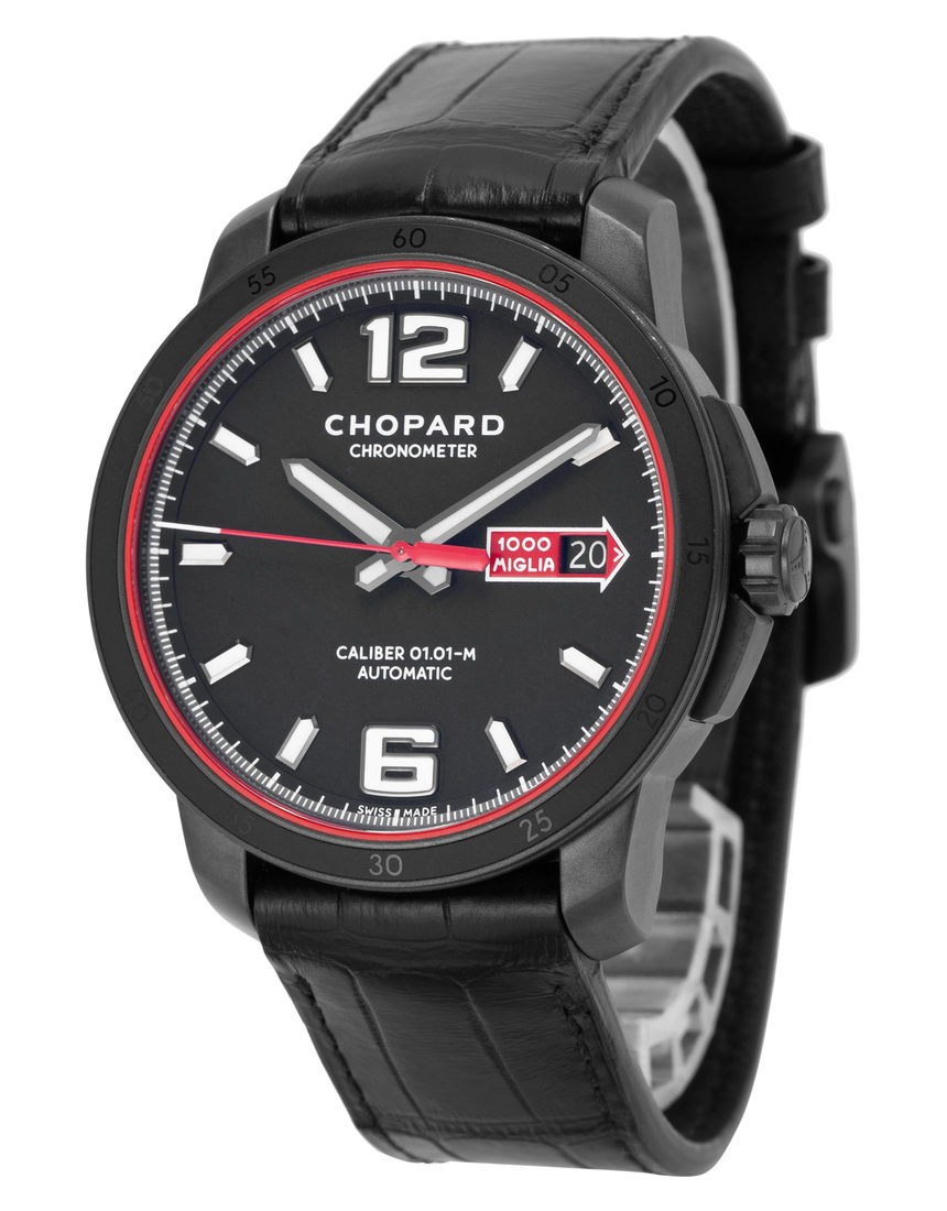 Chopard Mille Miglia GTS Automatic Speed Black 168565-3002 - 43 mm Leather side