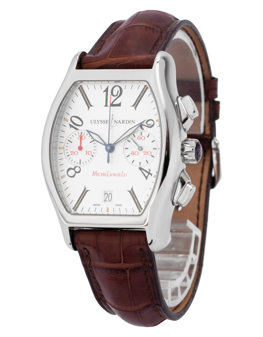 Ulysse Nardin Michaelangelo Chronograph 563-42 - 34 mm Leather side