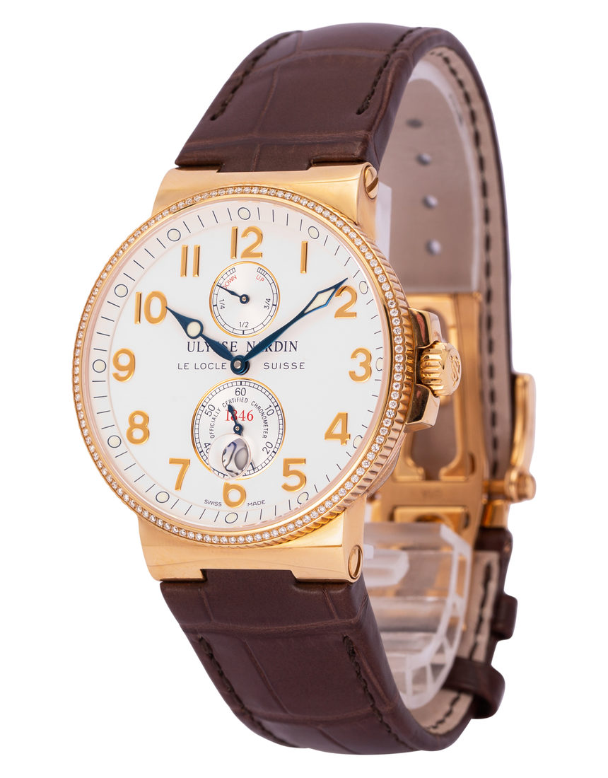 Ulysse Nardin Maxi Marine Chronometer 266-66 - 41 mm Leather side