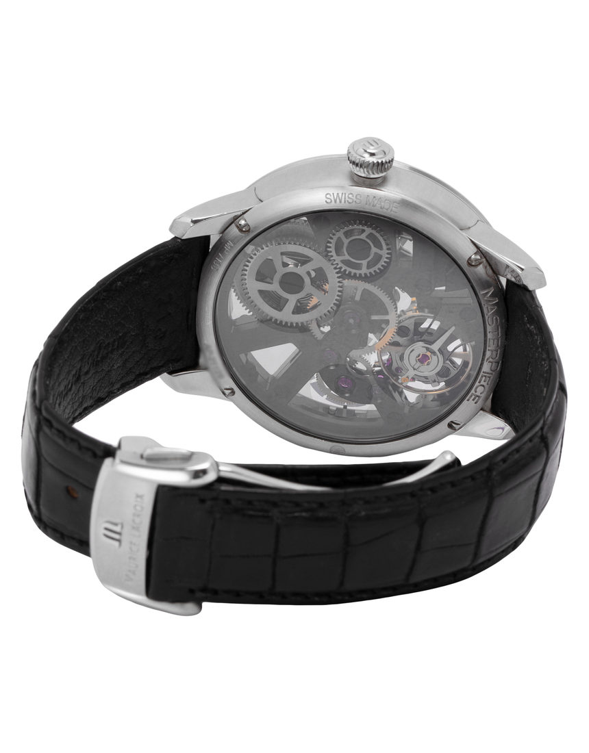 Maurice Lacroix Masterpiece Skeleton MP7138-SS001-030 - 43 mm Leather