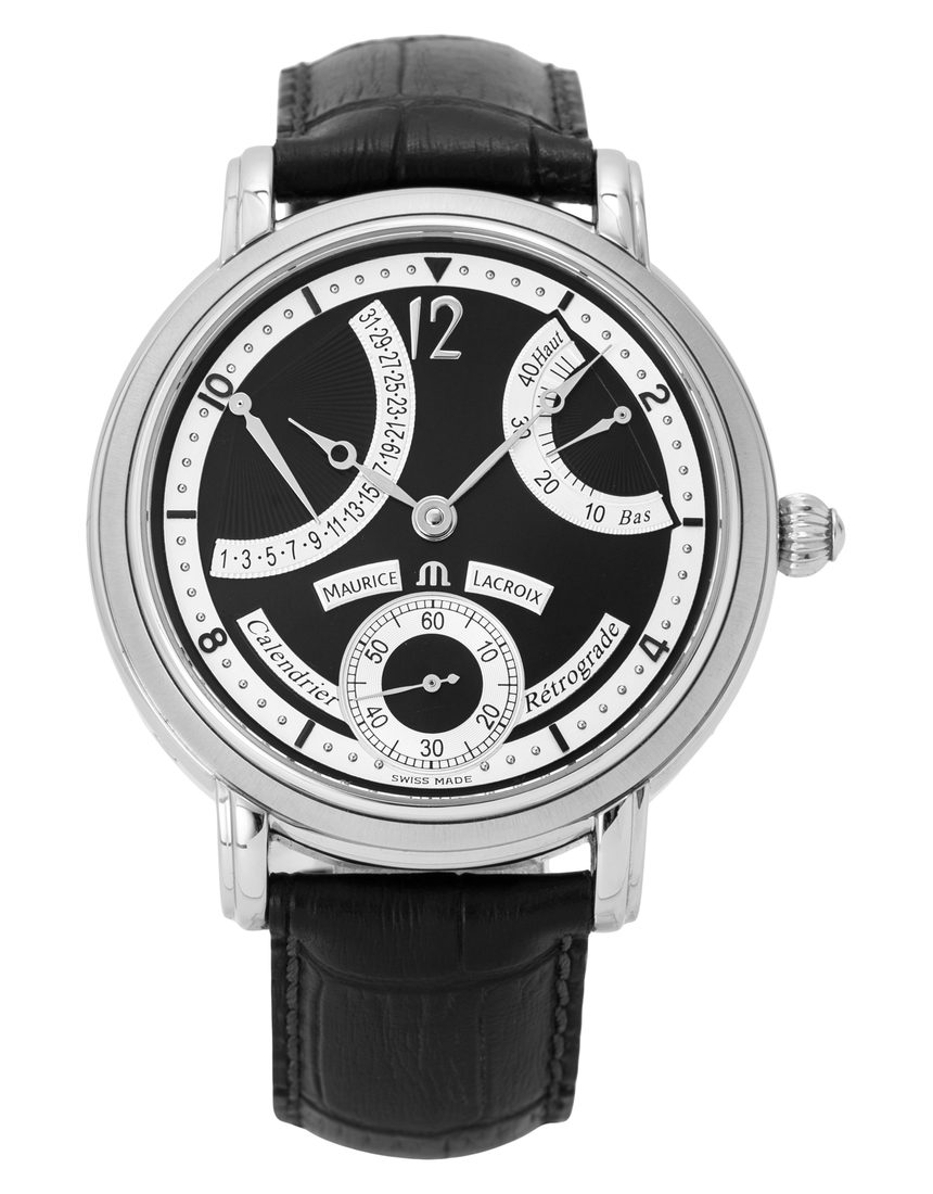 Maurice Lacroix Masterpiece MP7068-SS001-390 - 43 mm Leather back