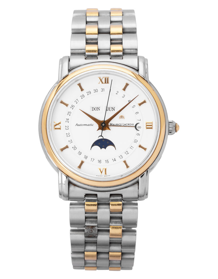 Maurice Lacroix Masterpiece Phases de Lune MP6057 - 38 mm Steel back