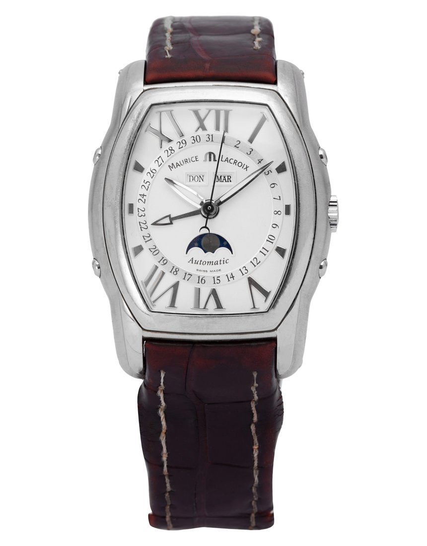 Maurice Lacroix Masterpiece MP6439-SS001-11E - 38 mm Leather back