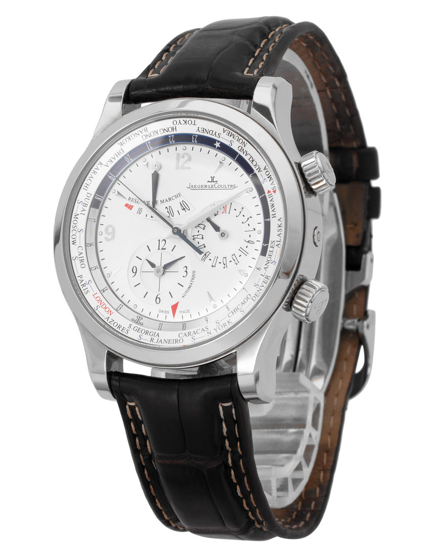 Jaeger-LeCoultre Master Geographic 1528420 - 41.5 mm Leather side