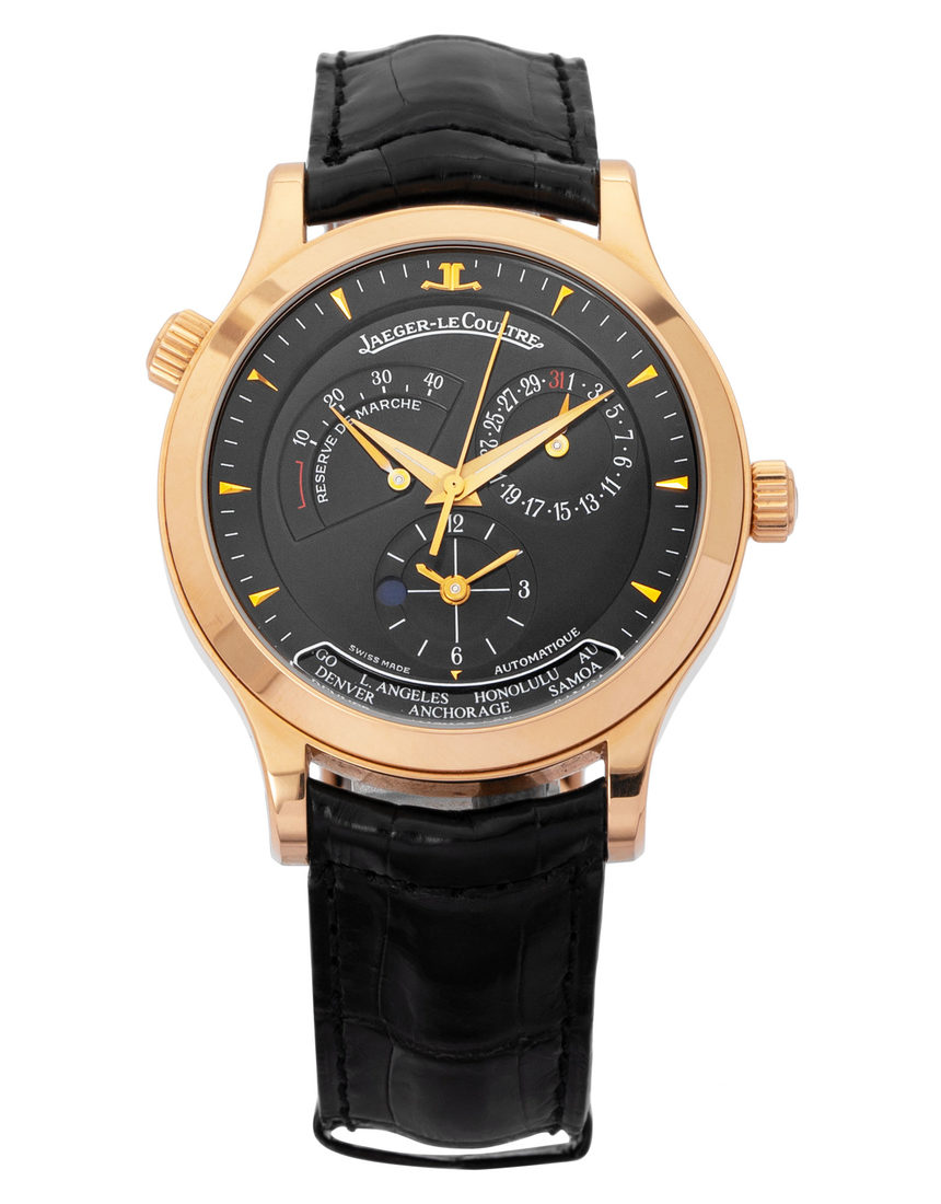 Jaeger-LeCoultre Master Geographic 142.2.92.S - 38 mm Leather back