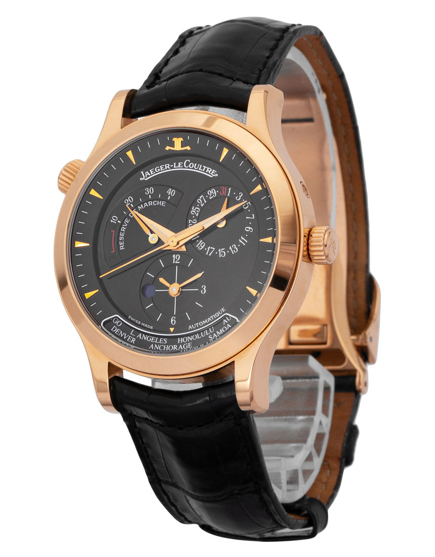 Jaeger-LeCoultre Master Geographic 142.2.92.S - 38 mm Leather side
