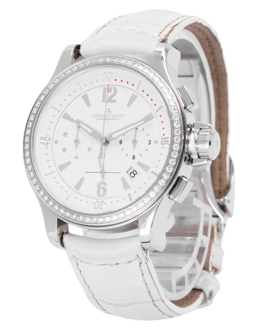 Jaeger-LeCoultre Master Compressor Lady Chronograph 148.8.31 - 36 mm Leather side