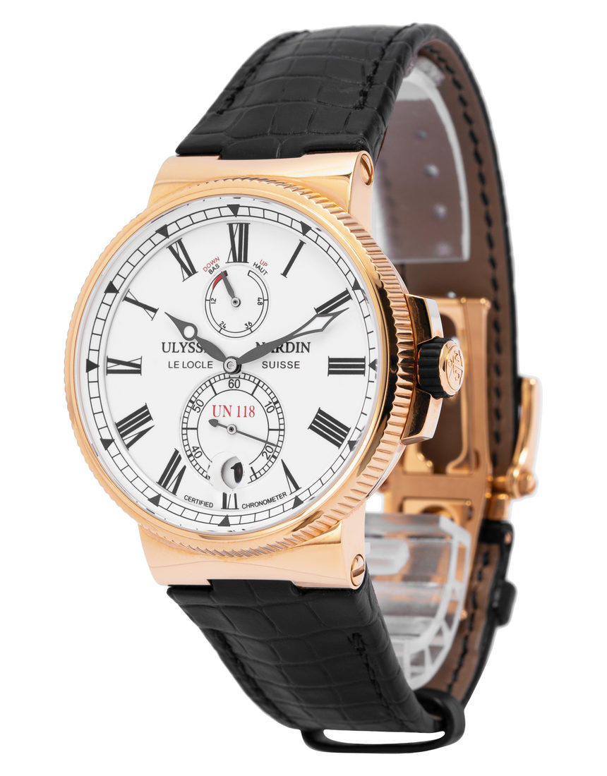 Ulysse Nardin Marine Chronometer 1186-122 - 45 mm Leather side