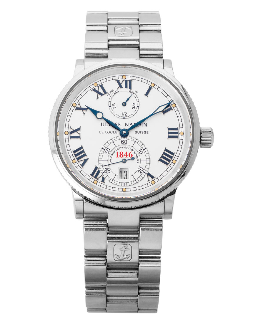 Ulysse Nardin Marine Chronometer 263-22 - 38 mm Steel back