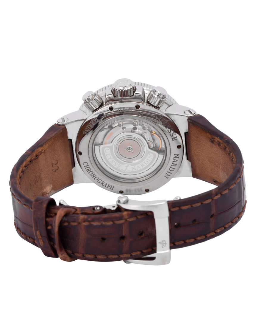 Ulysse Nardin Marine Chronograph 353-66 - 41 mm Leather