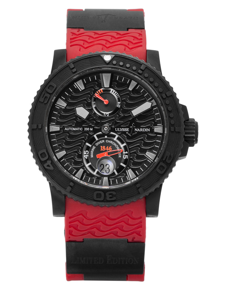 Ulysse Nardin Marine 263-38LE - 42.7 mm Rubber back