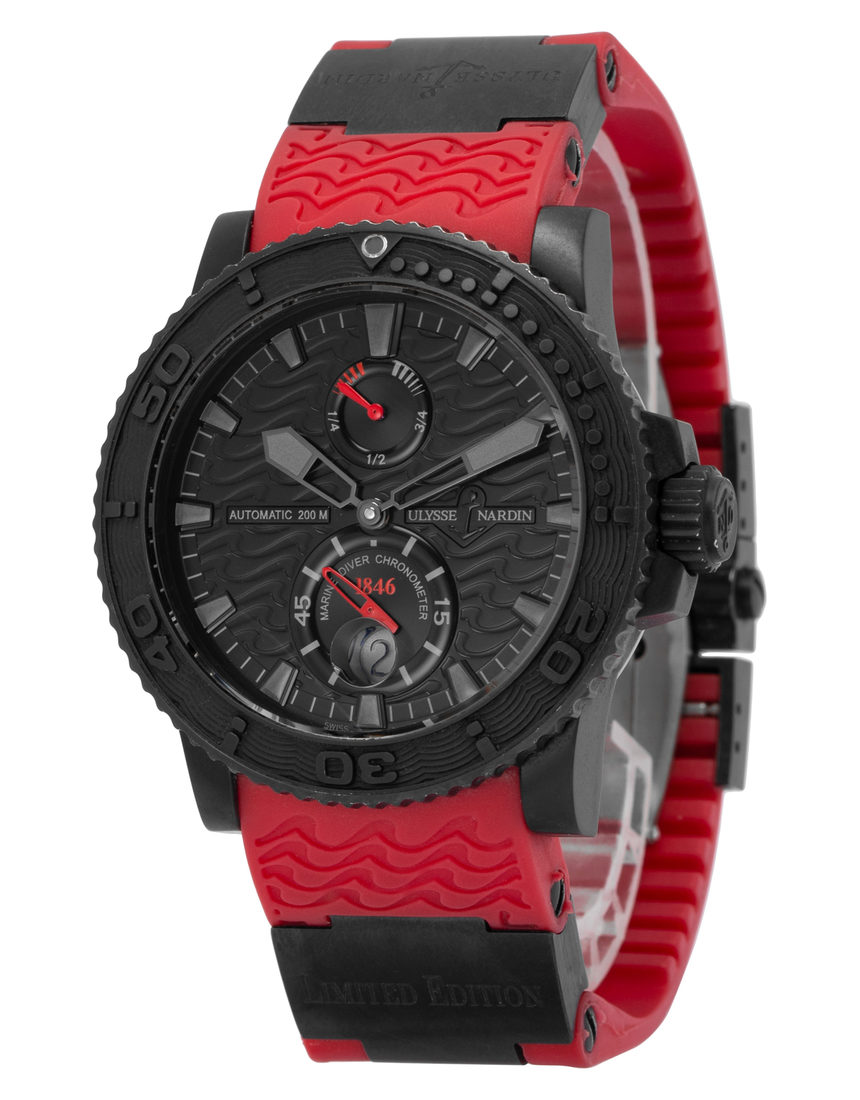 Ulysse Nardin Marine 263-38LE - 42.7 mm Rubber side