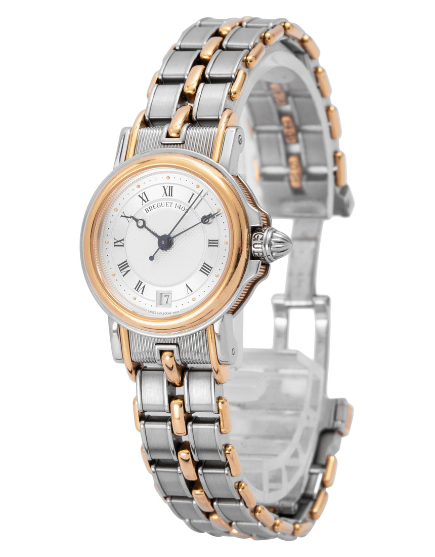 Breguet Marine 8400SA/12/X40 - 26 mm Steel side
