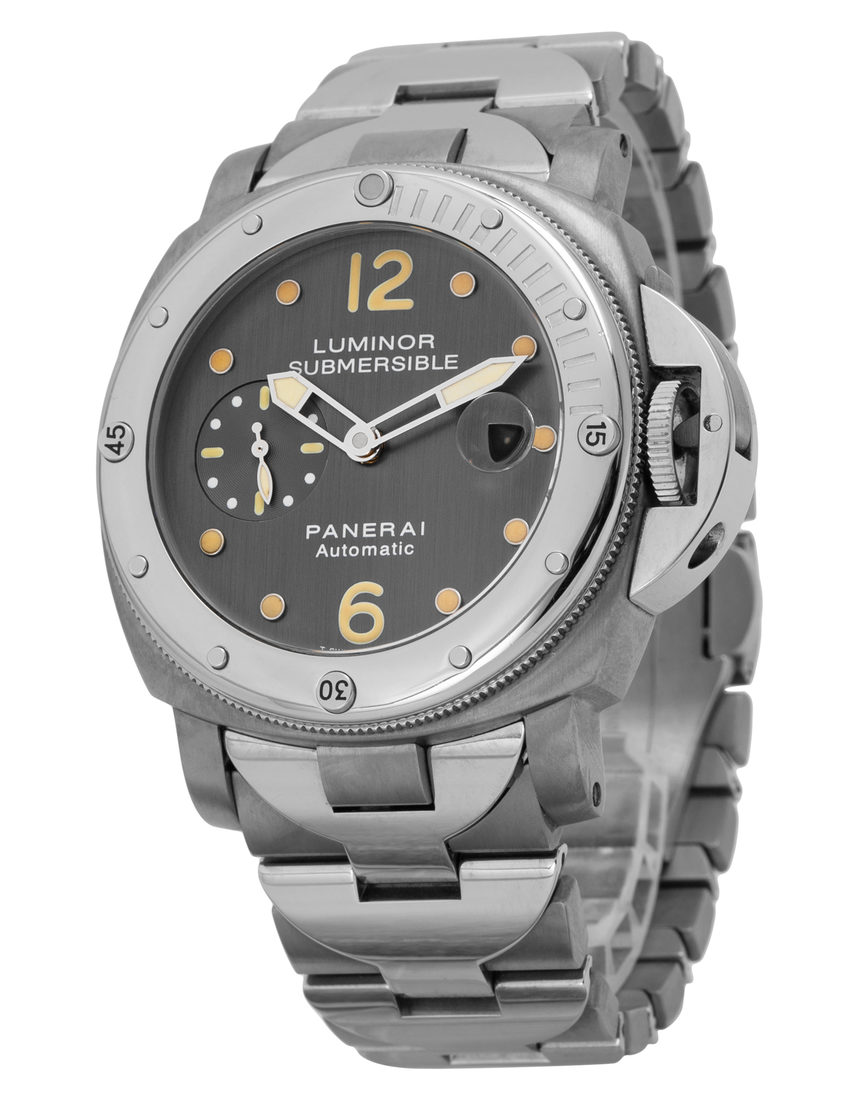 Panerai Luminor Submersible PAM00170 - 44 mm Steel side