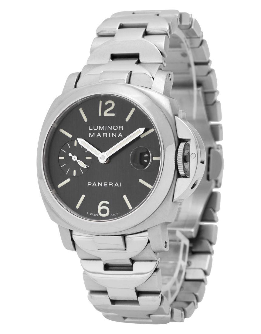 Panerai Luminor Marina PAM00120 - 40 mm Steel side