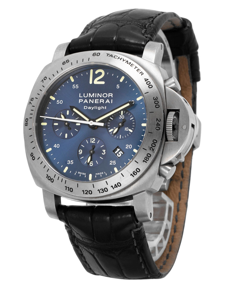Panerai Luminor Chrono PAM00326 - 44 mm Leather side