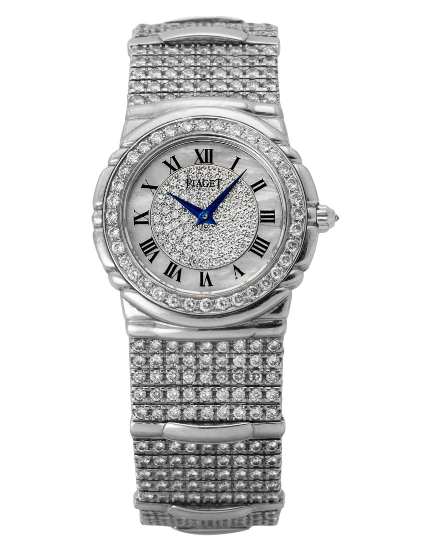 Piaget Lady 9731 B2 - 32 mm White Gold back