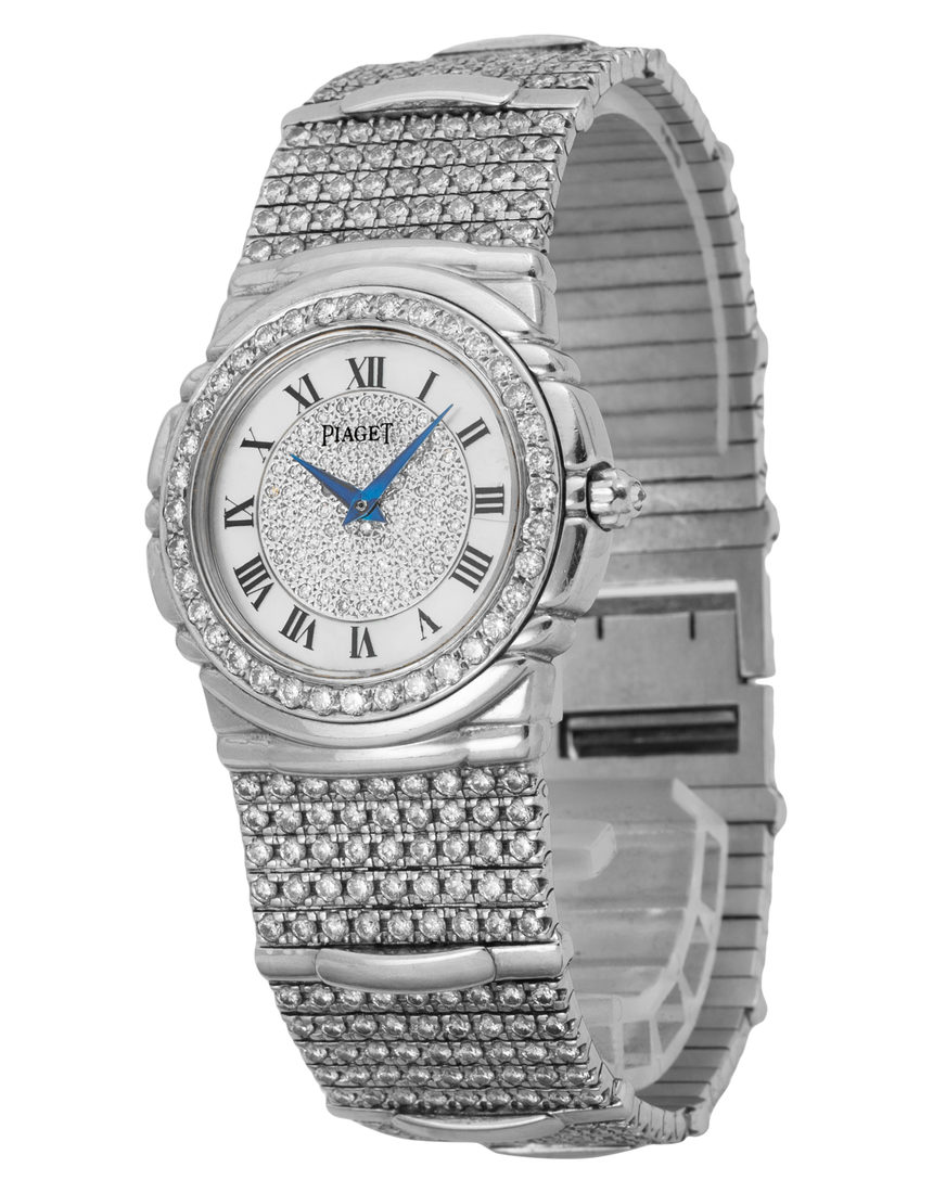 Piaget Lady 9731 B2 - 32 mm White Gold side
