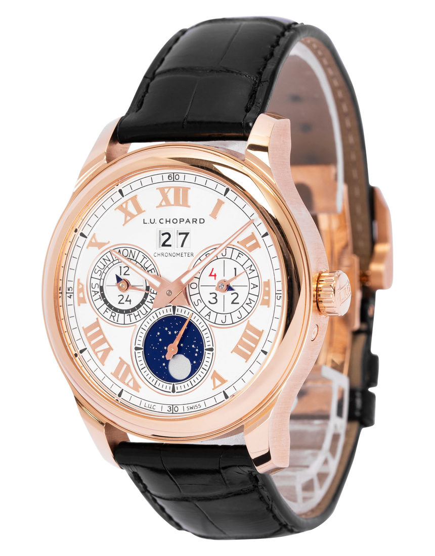 Chopard L.U.C Lunar One 161927-5001 - 43 mm Leather side
