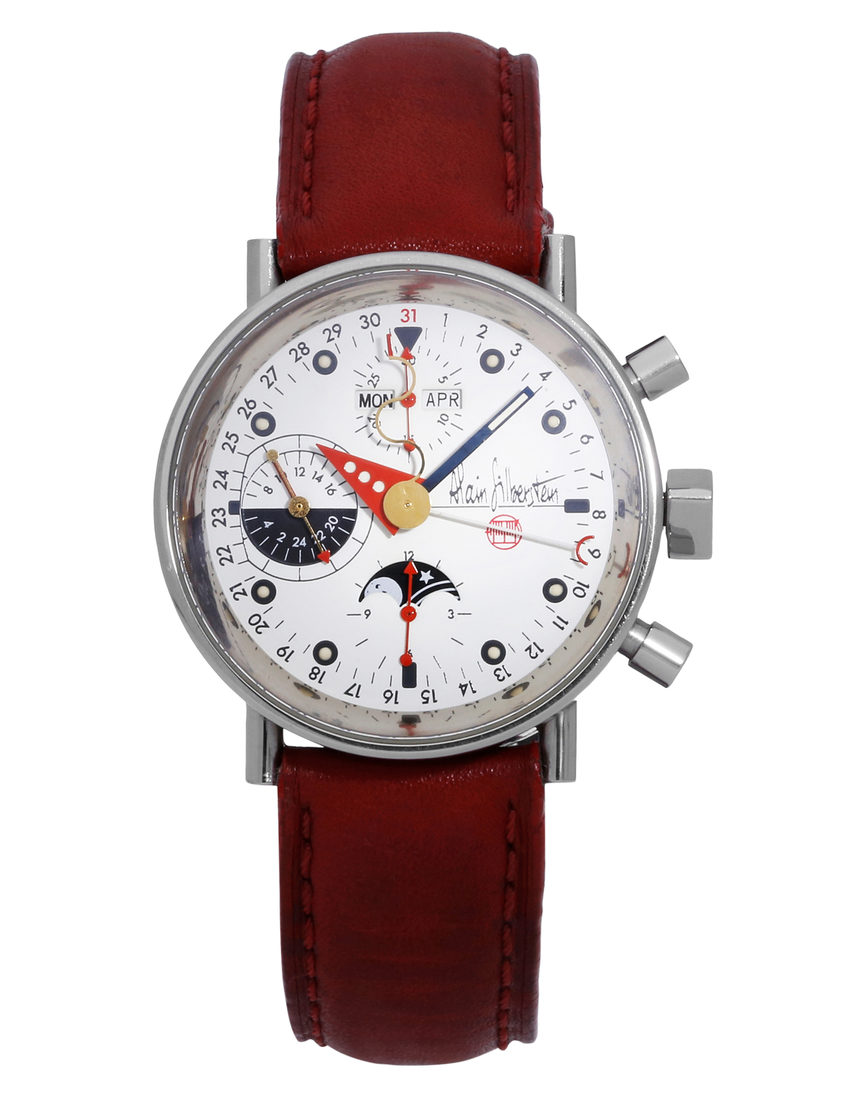 Alain Silberstein Krono 2 Bauhaus Valjoux 7751 - 38 mm Leather back