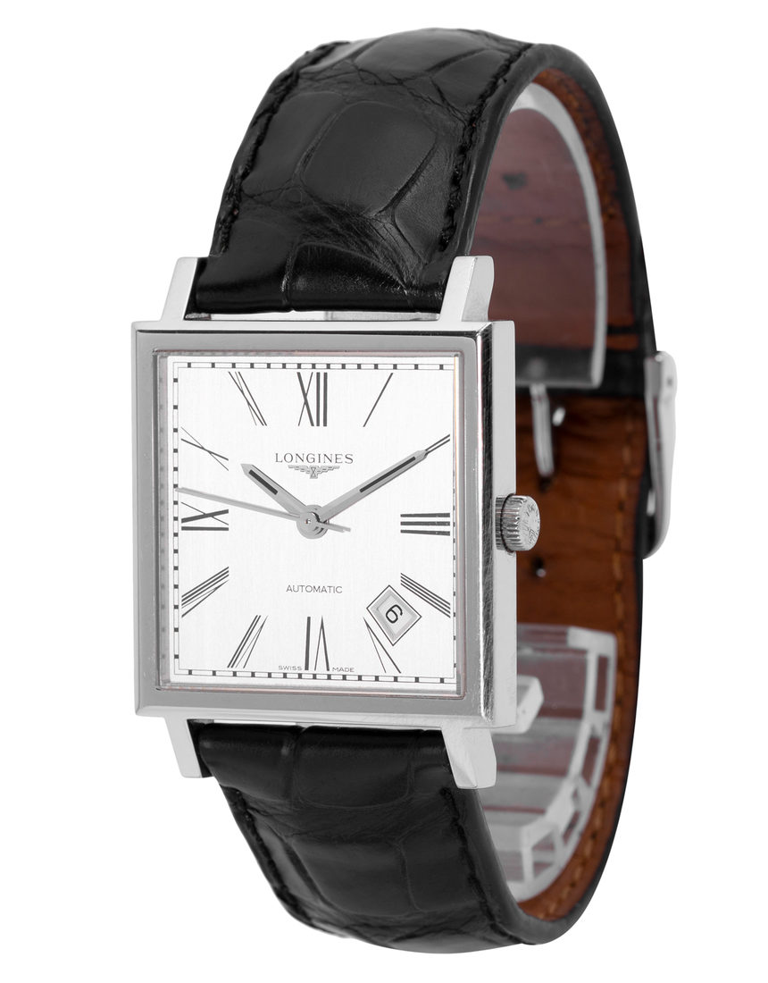 Longines Heritage L2.792.4.71.0 - 33 mm Leather side