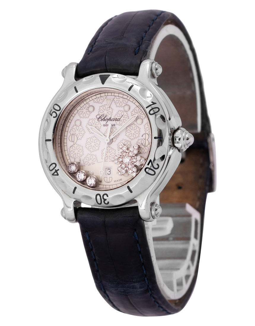 Chopard Happy Sport Snowflake 27/8949 - 28 mm Leather side
