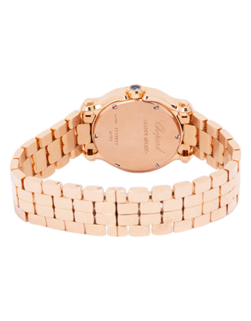 Chopard Happy Sport 274189-5007 - 30 mm Rose Gold