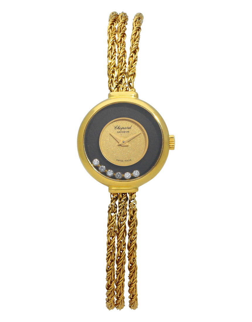 Chopard Happy Diamonds 4045 - 20.5 mm Yellow Gold back
