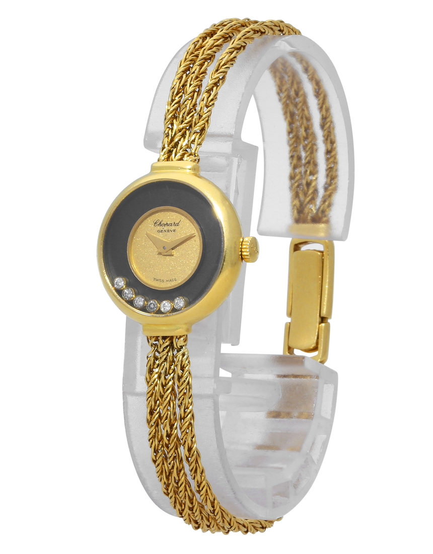 Chopard Happy Diamonds 4045 - 20.5 mm Yellow Gold side