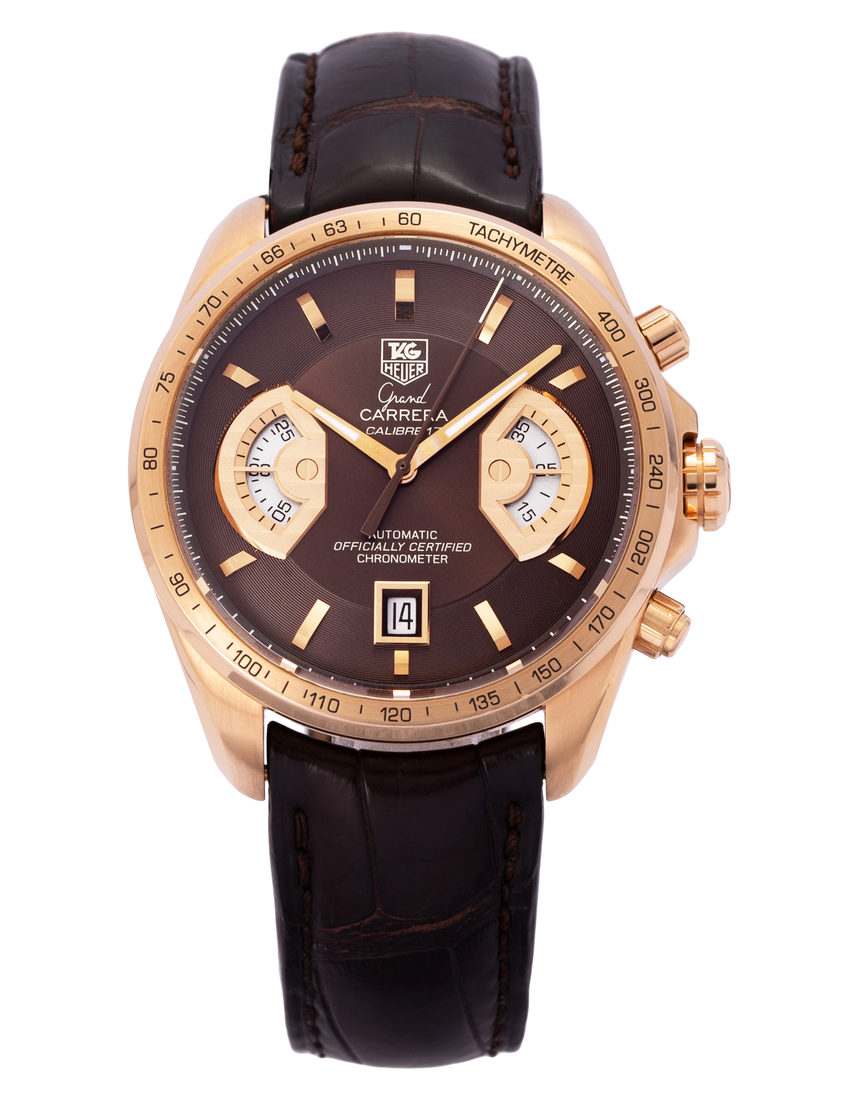 TAG Heuer Grand Carrera CAV514C.FC8171 - 43 mm Leather back