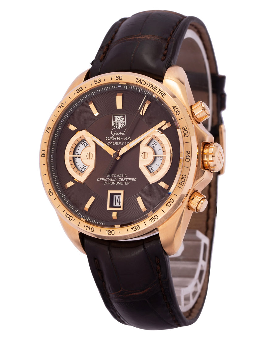 TAG Heuer Grand Carrera CAV514C.FC8171 - 43 mm Leather side