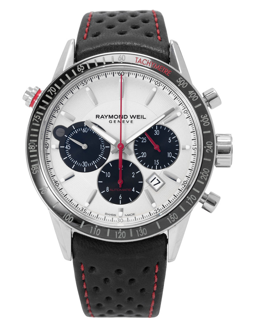 Raymond Weil Freelancer 7740-SC1-65221 - 44 mm Leather back