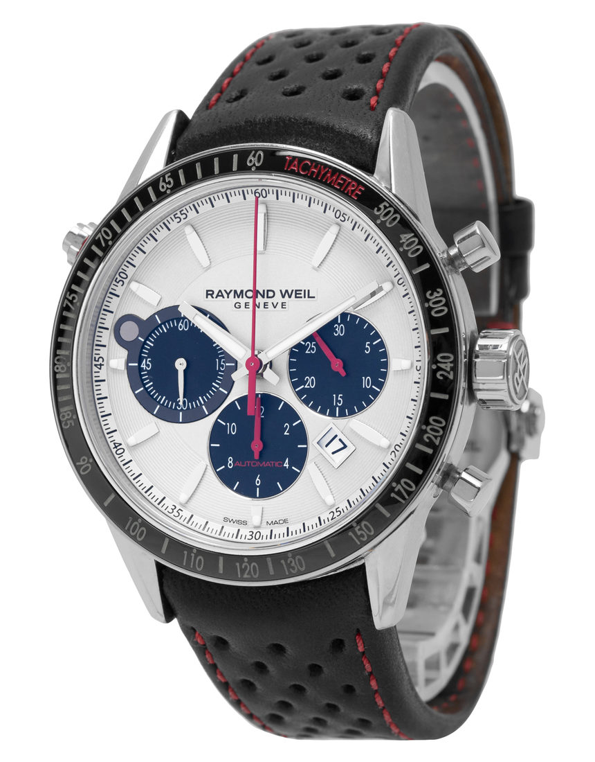 Raymond Weil Freelancer 7740-SC1-65221 - 44 mm Leather side