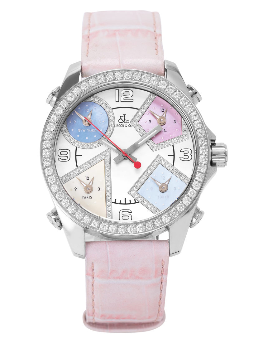 Jacob & Co Five Time Zone 1818510 - 41 mm Leather back
