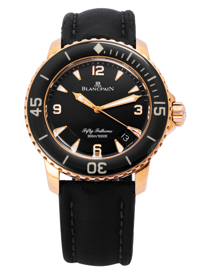 Blancpain Fifty Fathoms 5015 3630 52A - 45 mm Fabric back