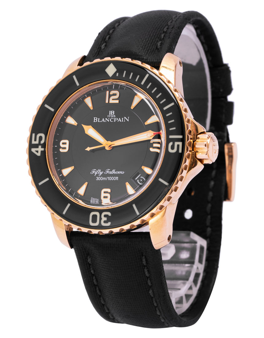 Blancpain Fifty Fathoms 5015 3630 52A - 45 mm Fabric side