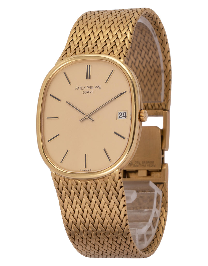 Patek Philippe Ellipse 3605/1 - 33 mm Yellow Gold side