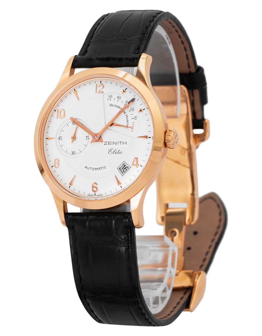 Zenith Elite Power Reserve 18.1125.685/01.C490 - 37 mm Leather side