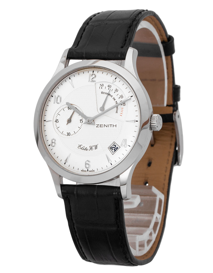 Zenith Elite Power Reserve 01.1125.655 - 37 mm Leather side