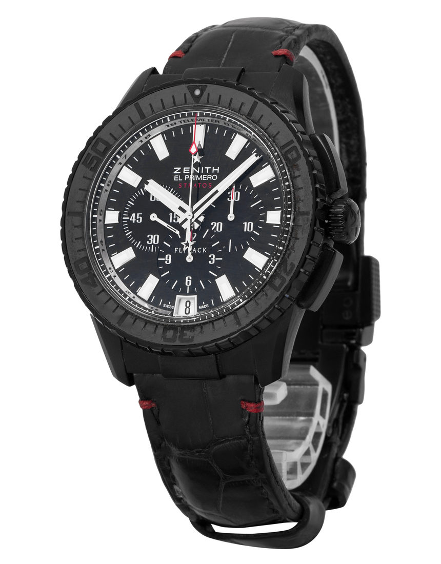 Zenith El Primero Stratos 24.2060.405 - 46.5 mm Leather side
