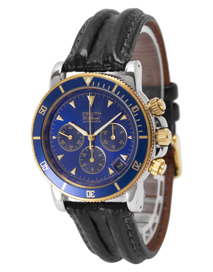 Zenith El Primero Rainbow 15/53-0470-400 - 39 mm Leather side