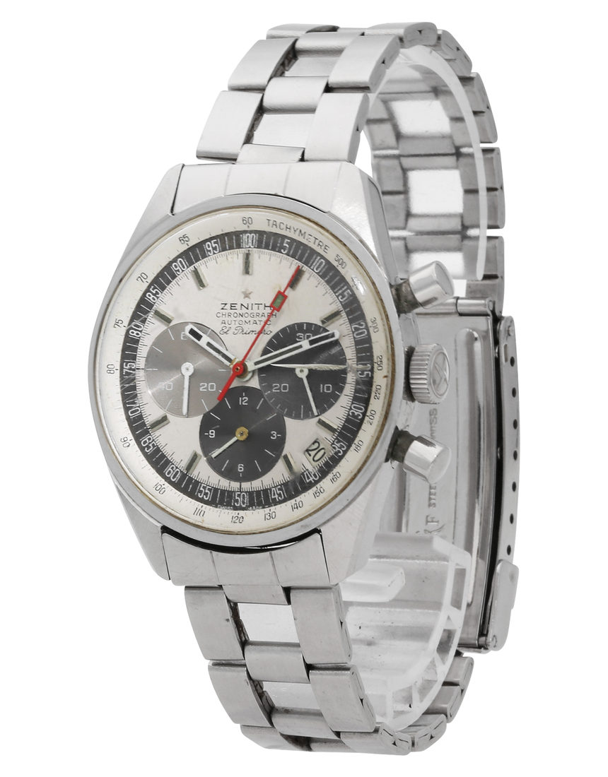 Zenith El Primero A386 - 37 mm Steel side