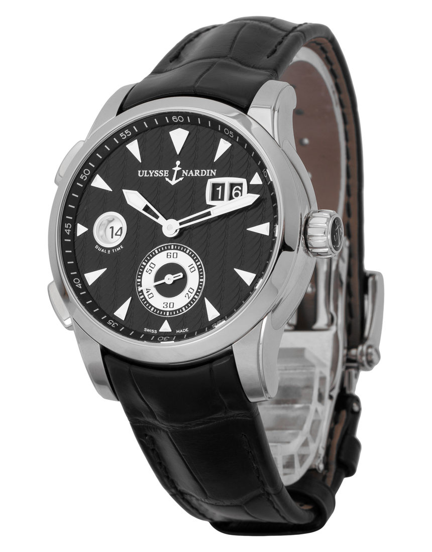 Ulysse Nardin Dual Time 3343-126-912 - 42 mm Leather side