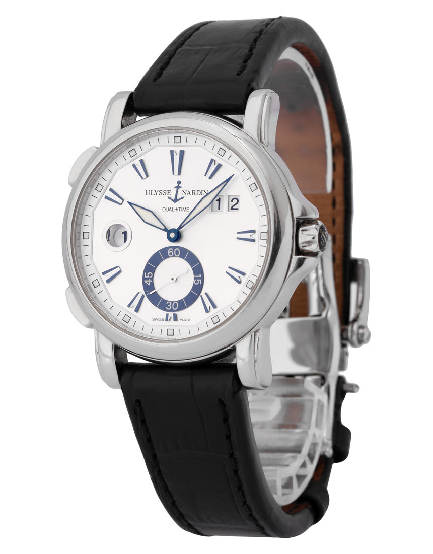 Ulysse Nardin Dual Time 243-55/91 - 42 mm Leather side