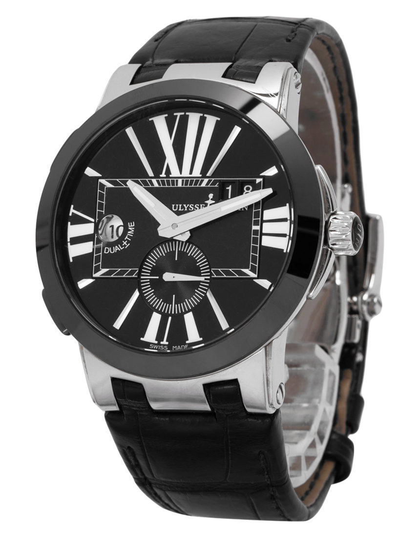 Ulysse Nardin Dual Time 243-00-42 - 43 mm Leather side