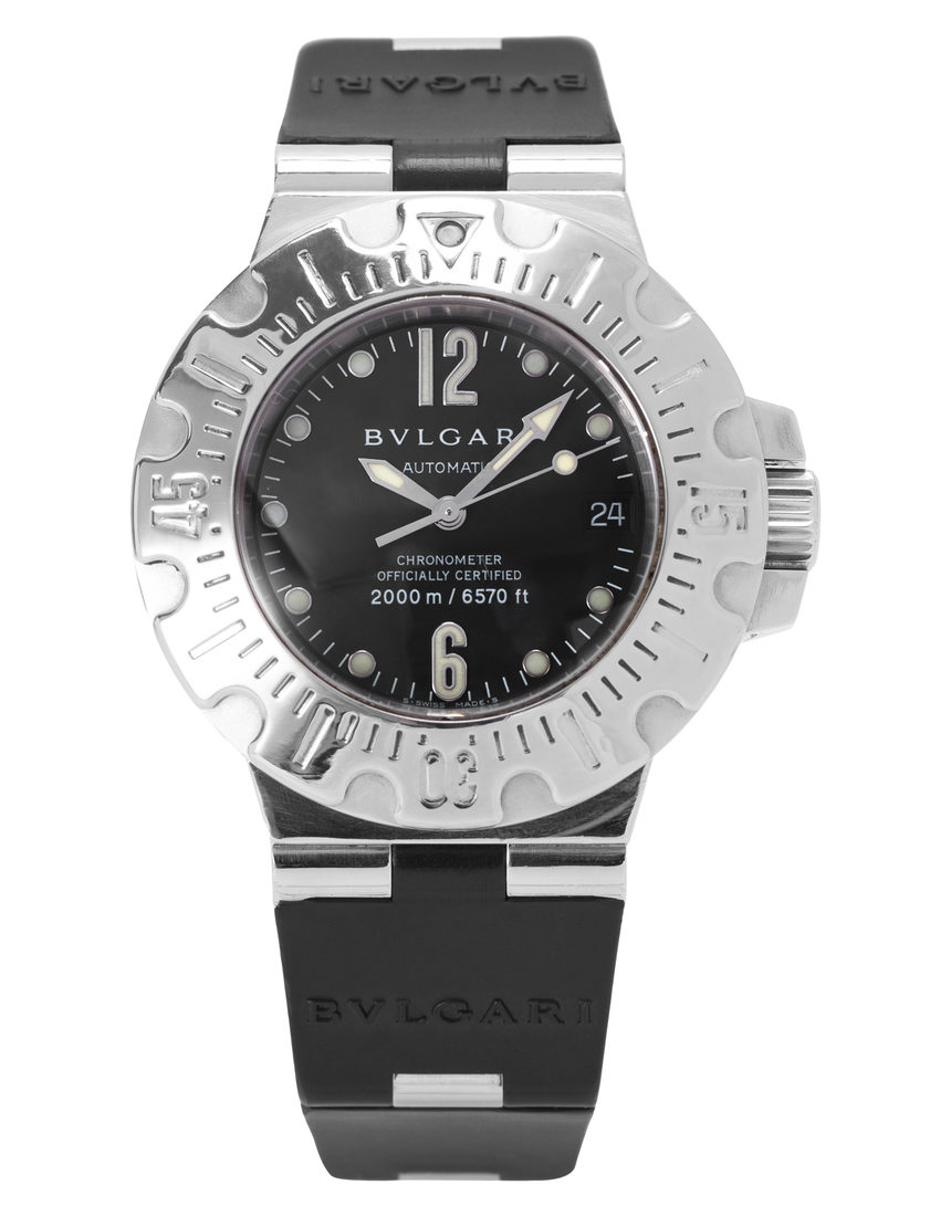 Bvlgari Diagono Professional SD42S - 42 mm Rubber back